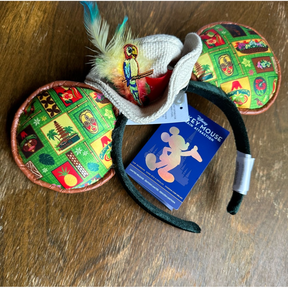 Disney Parks Enchanted Tiki Room Walt Disney World 50th Anniversary Minnie Ears